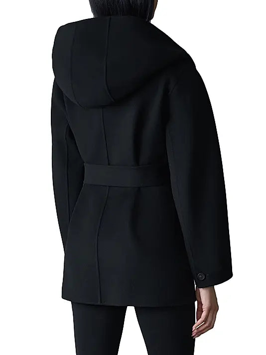 PAYA-Z Wool Wrap Coat With Sash Belt