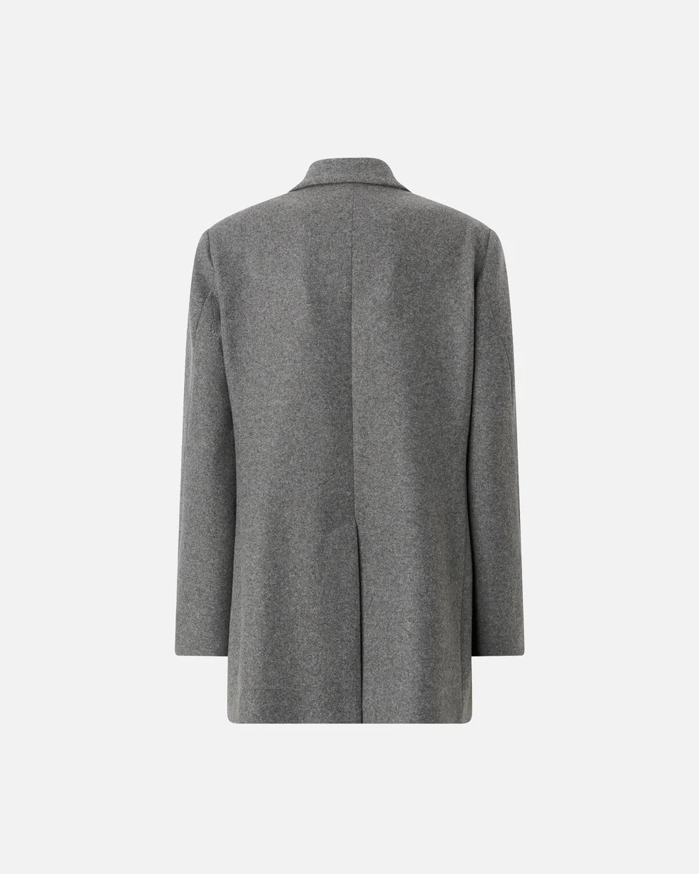 Zweireihige Jacke aus Wollmix