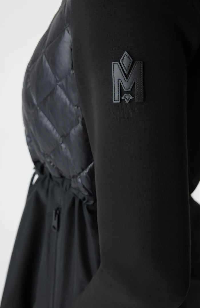 ADITA Light Down Hybrid Jacket with Peplum Hem