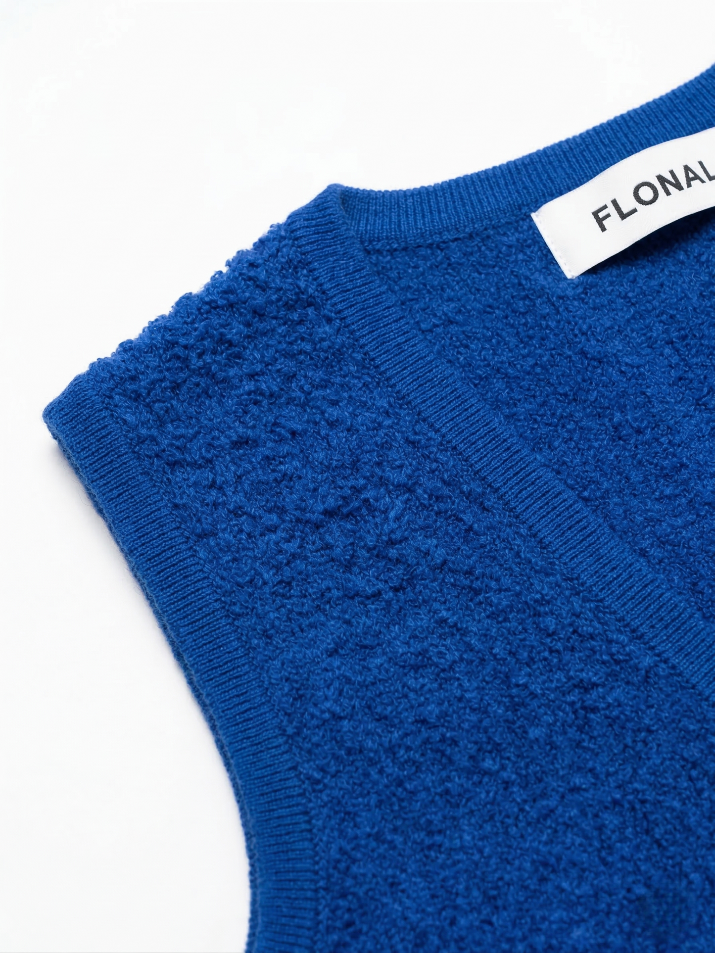 Royal Bouclé Cashmere Vest