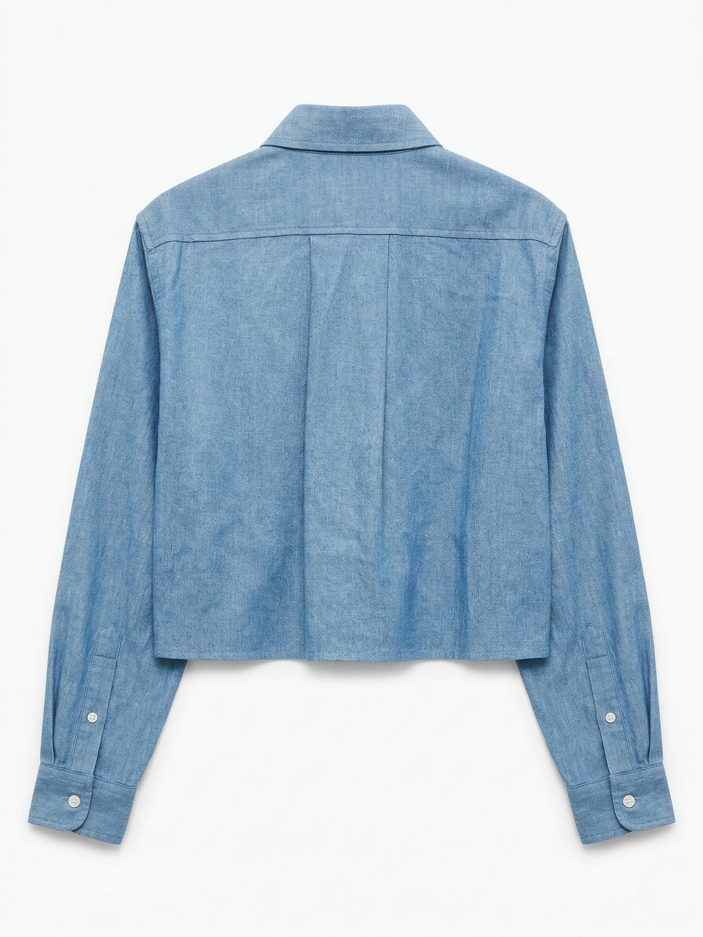 Denim Cropped Shirt