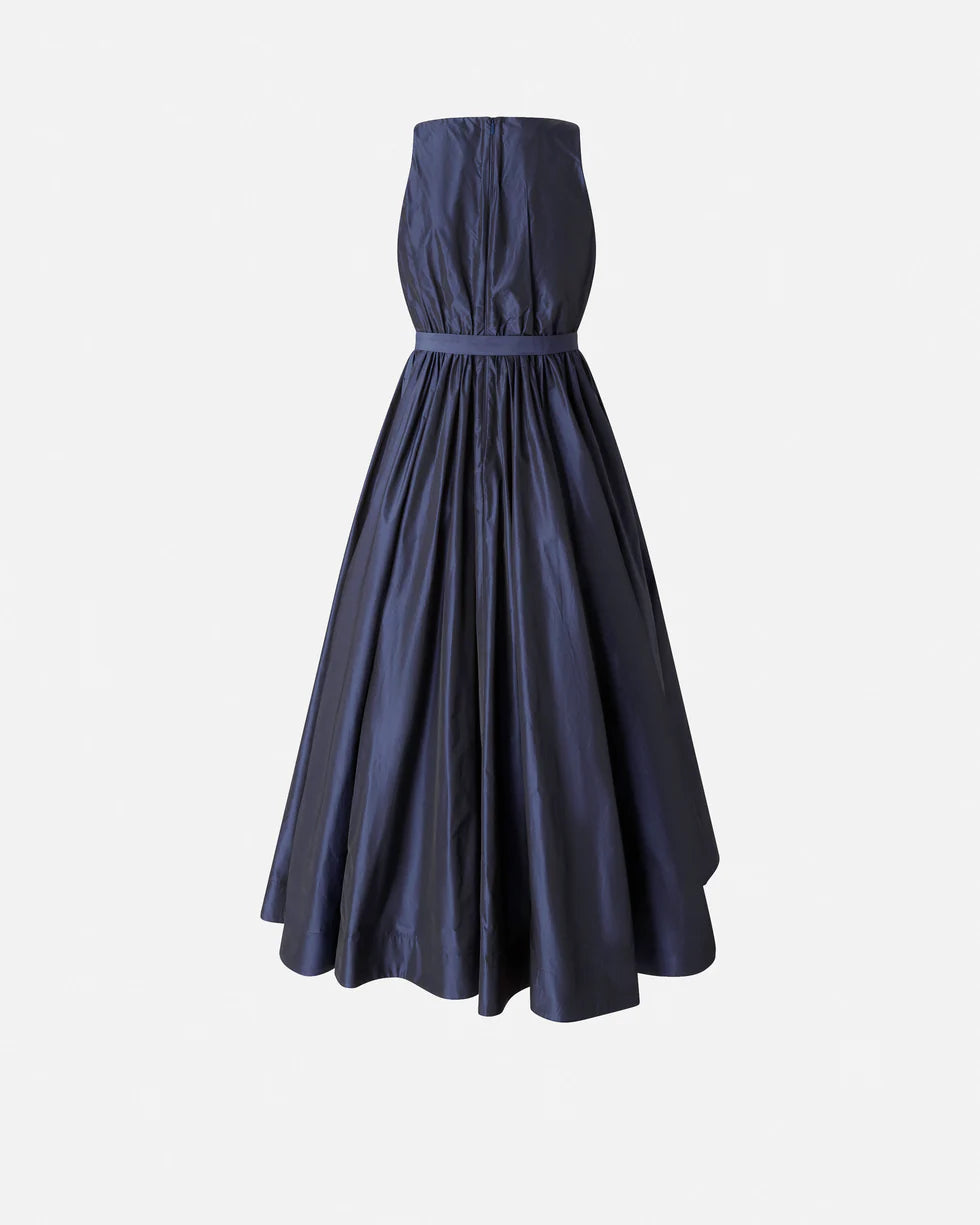 Kleid mit Schleife und weichem Rock