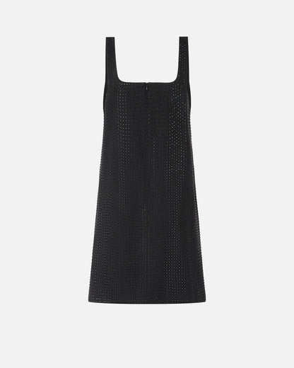 Kurzes Kleid mit Strassbesatz