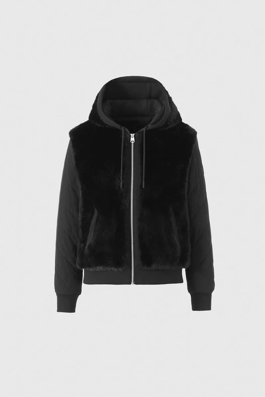 GWENDAL Reversible Faux Fur Hoodie