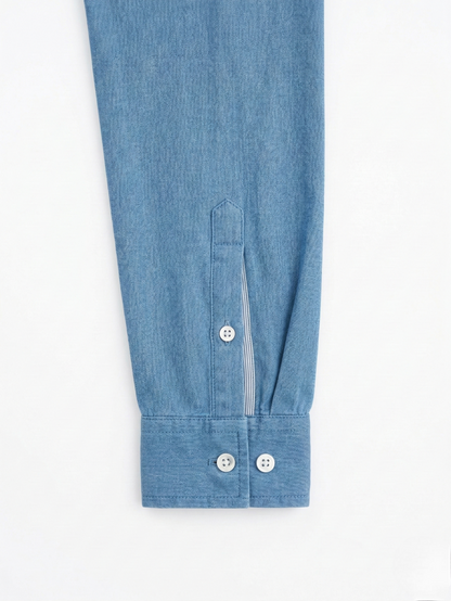Denim Cropped Shirt