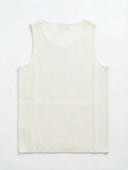 Pearl Ribbed Cashmere Top