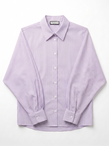 Violetta Pinstripe Volume Blouse