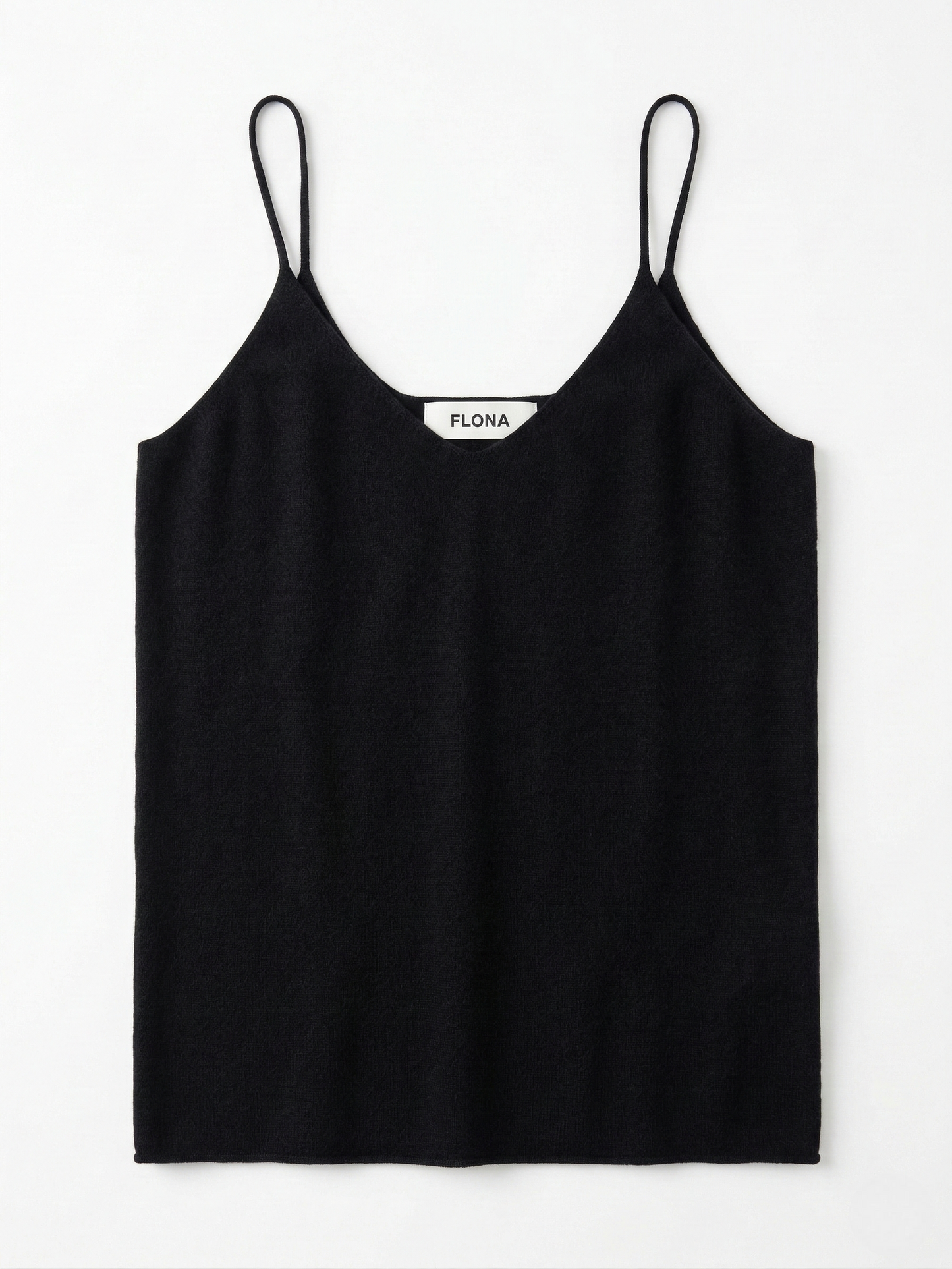 Midnight Silk-Cashmere Top