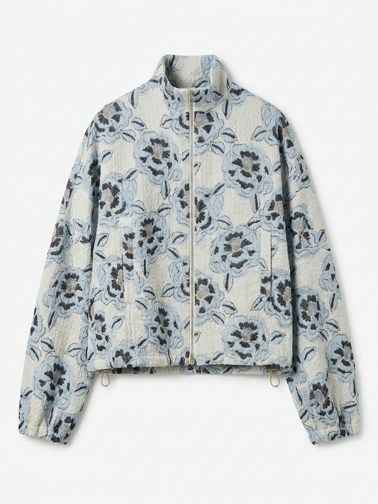 Floral Jacquard Bloom Blouson