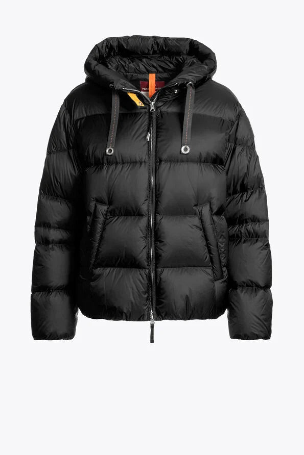 TILLY - DAUNENJACKE MIT KAPUZE SCHWARZ