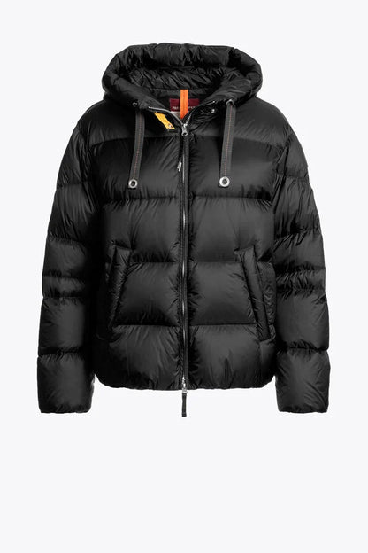 TILLY - DAUNENJACKE MIT KAPUZE SCHWARZ